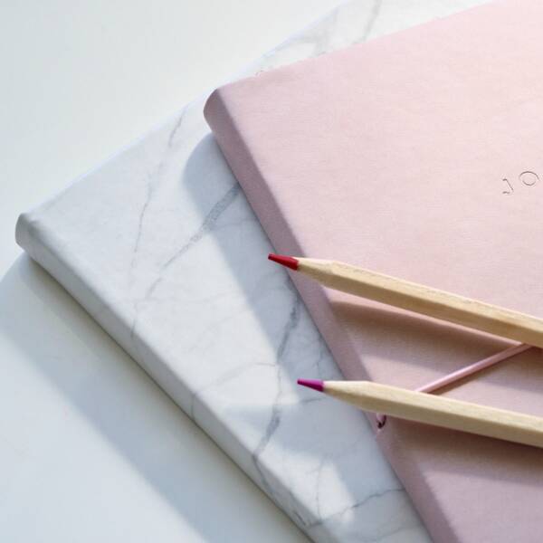 Pencils and notepad